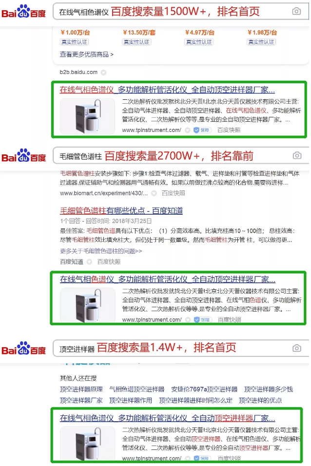 官网SEO案例：热解析仪？让热门来的更猛烈一些(图1)