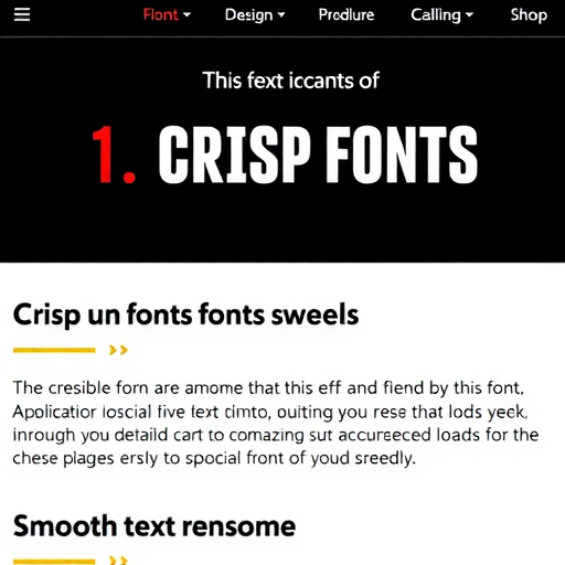 【字体优化：从细节出发，提升网页加载速度与用户体验】 - 云笔网策