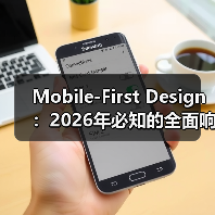 Mobile-First Design:2026年必知的全面响应式基础升级指南(图2) 移动优先设计引领2026响应式新趋势-云笔网策(图2)