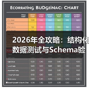 2026年全攻略:结构化数据测试与Schema验证的终极指南(图3) 2026年全攻略:结构化数据测试与Schema验证的终极指南(图3)