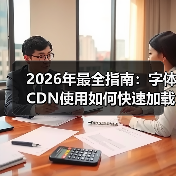 2026年最全指南：字体CDN使用如何快速加载跨域支持(图2)