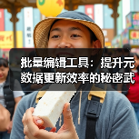 批量编辑工具:提升元数据更新效率的秘密武器(图2) 元数据更新效率暴增87%?揭秘批量工具的SEO革命-辰飞雨云笔网策(图2)