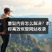 重复内容怎么解决?教你高效恢复网站收录(图2) 重复内容怎么解决?教你高效恢复网站收录(图2)