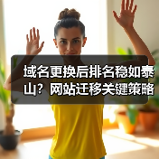 域名更换后排名稳如泰山?网站迁移关键策略全解析(图2) 域名更换后排名稳如泰山?网站迁移关键策略全解析(图2)