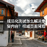 规范化测试：如何解决重复内容提升SEO排名-辰飞雨云笔网策 - 辰飞雨云笔网策