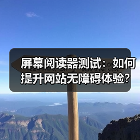 屏幕阅读器测试：如何提升网站无障碍体验？(图4)