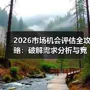 2026市场机会评估全攻略:破解需求分析与竞争格局秘诀(图3) 2026市场机会评估全攻略:破解需求分析与竞争格局秘诀(图3)