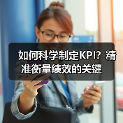 如何科学制定KPI?精准衡量绩效的关键(图3) 如何科学制定KPI?精准衡量绩效的关键(图3)