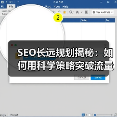 SEO长远规划揭秘:如何用科学策略突破流量瓶颈?(图4) SEO长远规划揭秘:如何用科学策略突破流量瓶颈?(图4)