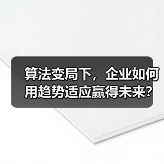算法变局下，企业如何用趋势适应赢得未来？(图1)