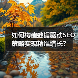 如何构建数据驱动SEO策略实现精准增长?(图4) 如何构建数据驱动SEO策略实现精准增长?(图3)