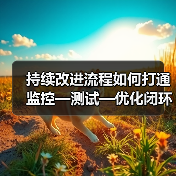 持续改进流程如何打通监控—测试—优化闭环？企业飞跃关键(图1)