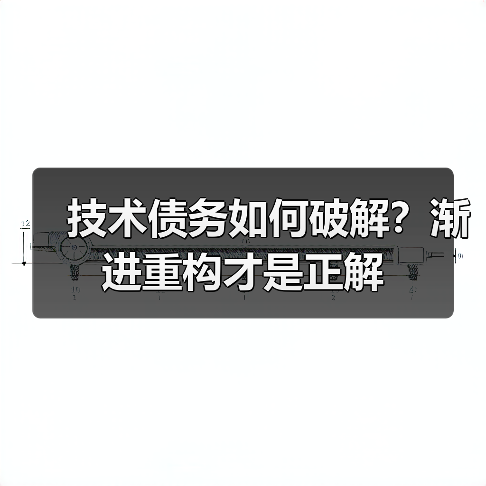 技术债务如何破解？渐进重构才是正解(图3)