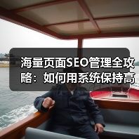 海量页面SEO管理全攻略:如何用系统保持高效排名?(图4) 海量页面SEO管理全攻略:如何用系统保持高效排名?(图4)