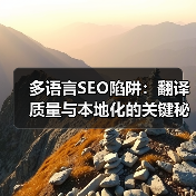 多语言SEO陷阱:翻译质量与本地化的关键秘密(图4) 多语言SEO陷阱:翻译质量与本地化的关键秘密(图4)