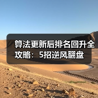 算法更新后排名回升全攻略：5招逆风翻盘(图3)