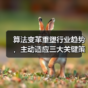 算法变革重塑行业趋势,主动适应三大关键策略(图4) 算法变革重塑行业趋势,主动适应三大关键策略(图4)