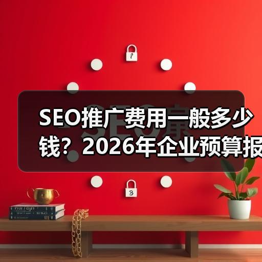 SEO推广费用一般多少钱？2026年企业