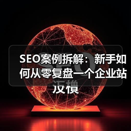 SEO案例拆解：新手如何从零复盘一个企业站优化项目 - 辰飞雨云笔网策